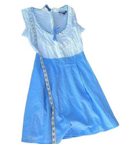 Krass&co Cosplay  UK Delores blue & white dress size 2/28 (Halloween, costume)