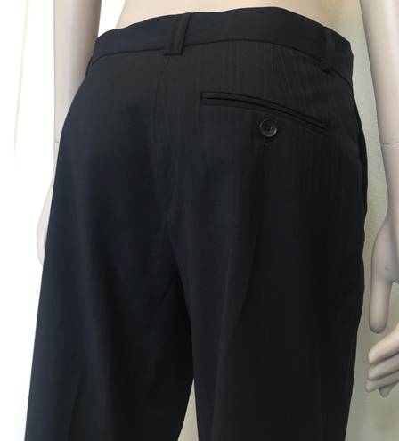 Oleg Cassini Collection Black Dress Pants