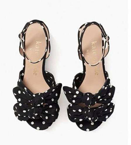 Kate Spade  Julep Platform Wedges Polka Dot NWT 9.5