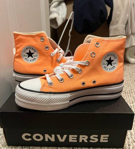 Converse Orange Shoes