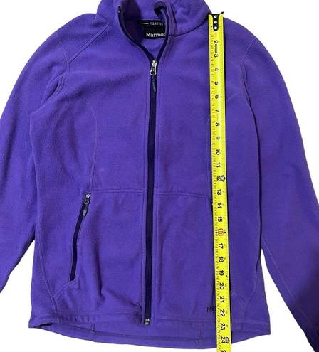 Marmot  Polartec Fleece Jacket Full Zip Purple Womens Medium