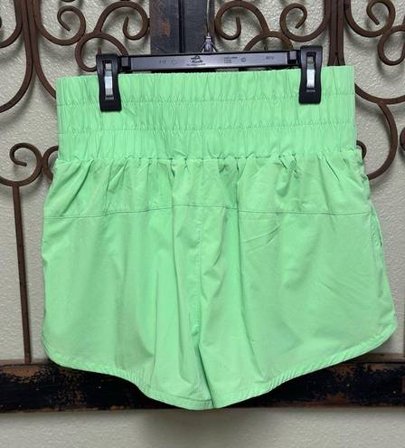 Joy Lab green high waisted pull on athletic shorts