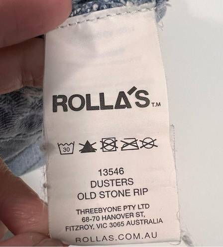 Rolla's  Dusters Rip High Rise Jeans  Sz 29