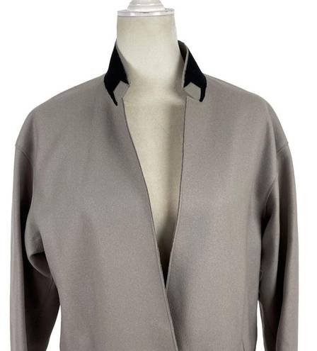 Rag and Bone New  Clifton Virgin Wool Snap Coat Jacket Light Grey Size 4 Career Job