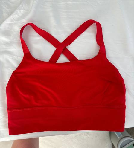 Lululemon Red Sports Bra