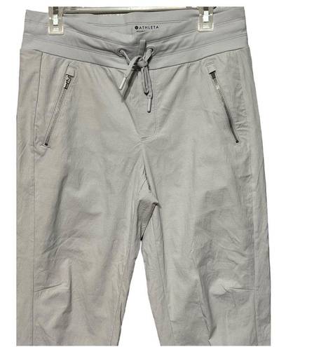 Athleta 8 Trekkie North Jogger High-rise Tapered Ripstop Nylon Hiking Cargo Pant