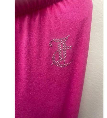 Juicy Couture NWT  Logo Magenta Sleepwear Set 2 piece Pants Shirt Size L