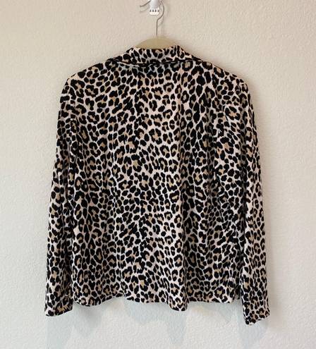 Kate Spade Animal Print Pajama Top Size Large