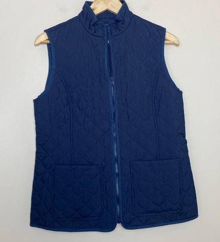 Tommy Hilfiger  Zip Up Quilted Vest With Pockets