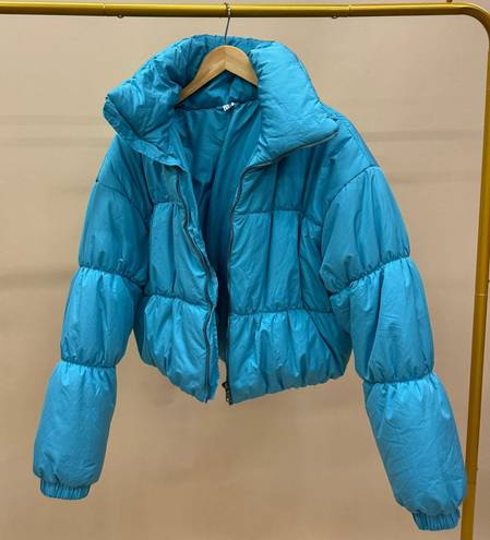 Puffer Jacket Blue Size L