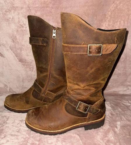 Patagonia  Thatcher Brown Leather Riding Boots Women's Size 8