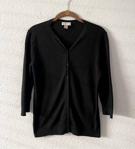 The Loft  Black Cardigan Sweater