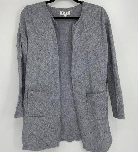 Elle  GRAY CARDIGAN STYLE SWEATER SMALL