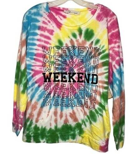 Vintage Havana  "Weekend" Tie Dye Shirt nwt