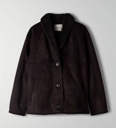 Wilfred Free | Aritzia Deanna Stallion Sherpa Button-front Heavyweight Jacket