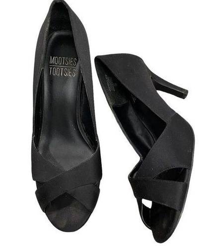 Mootsies Tootsies  Morracleff black heels Womens Size 7