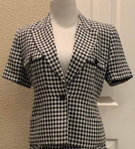 Harvé Benard Vintage Houndstooth Blazer