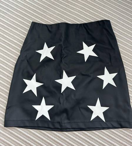 Princess Polly Star Leather Skirt