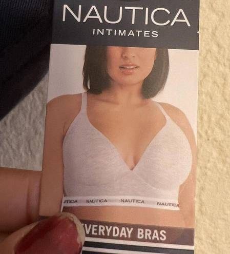 Nautica  Navy Blue White Everyday Bra