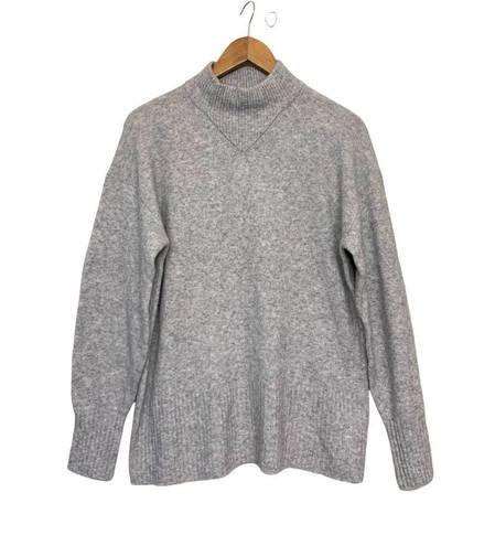 Everlane  The Cozy-Stretch Pullover Sweater Heathered Grey XS