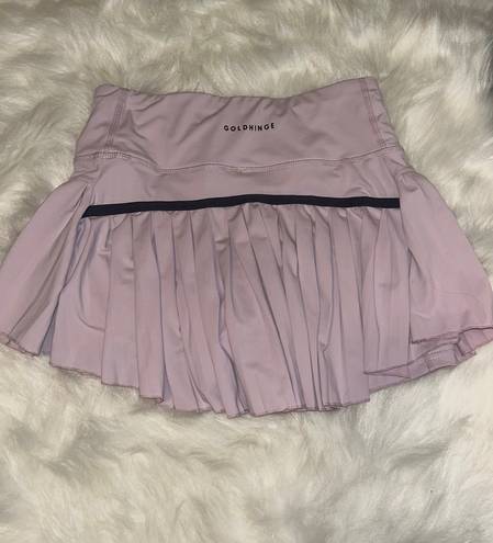 Gold Hinge Link Pink  Skirt