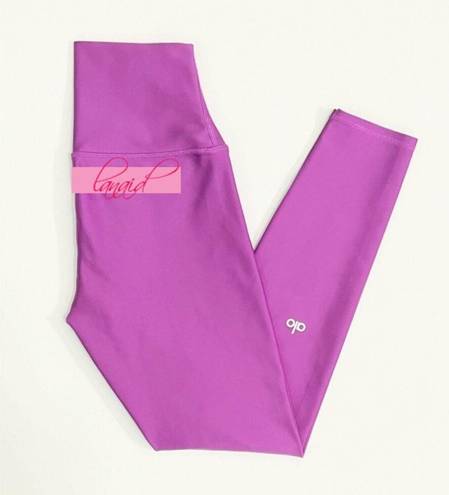 Alo Yoga Alo 7/8 High-Waist Airlift Legging Electric Violet Hi-Rise Waisted Skinny Tights