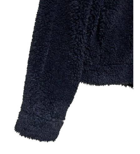 Lululemon  Textured Fleece Button Jacket Black Women’s Size 2