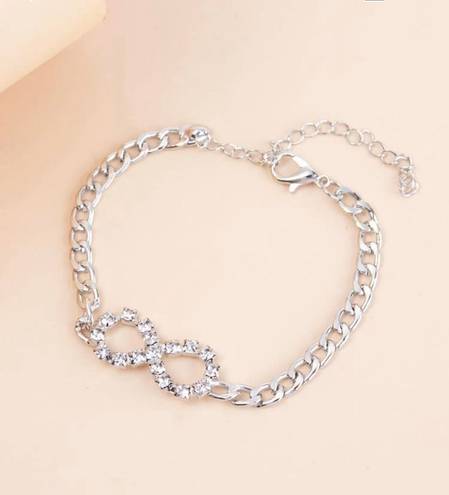 infinity Rhinestone  Bracelet