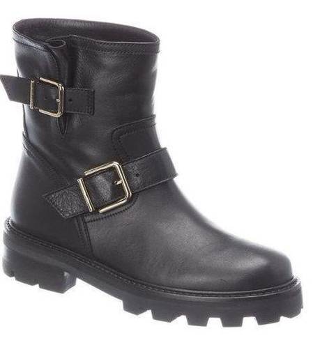 Jimmy Choo  Youth ii Black Biker Boots EU 37