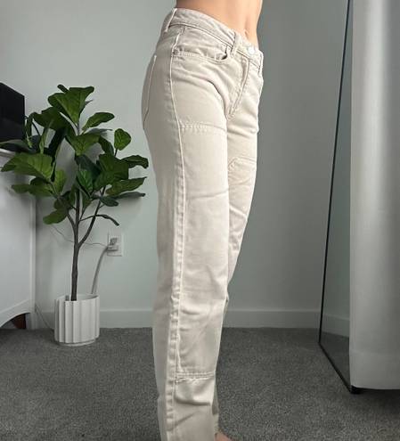 ZARA beige Straight Pants