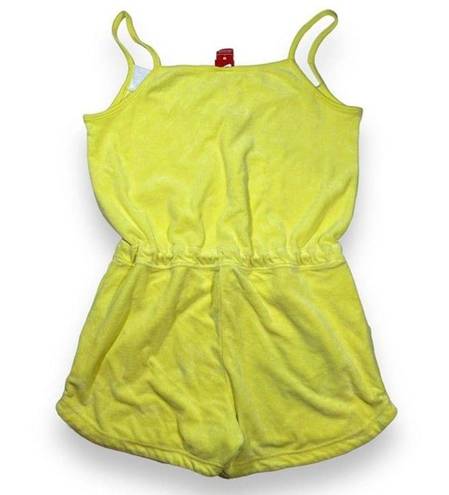 Nike  Terrycloth Romper Womens Large Yellow‎