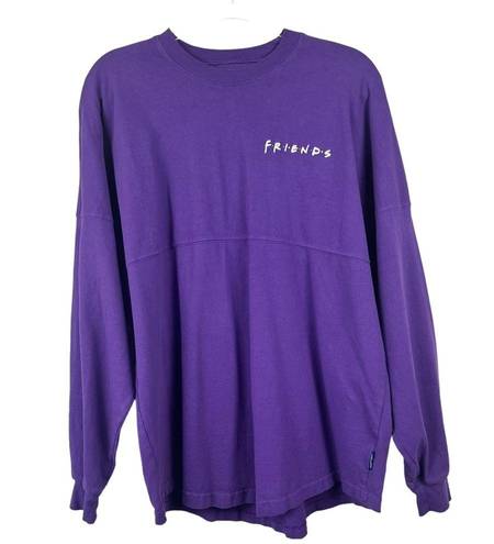 Spirit Jersey  RARE Friends Purple OH MY GAWD Spellout Long Sleeve Tshirt Small