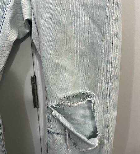 One Teaspoon  Light Blue Saints High-Rise Boyfriend Denim Jeans Size 25 US