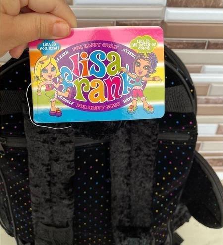 Lisa Frank  Backpack - Rainbow Dot Design, Full Sized w/ Compartments kidcore