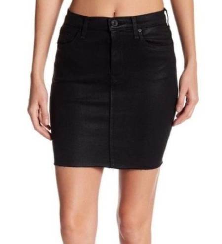 Hudson Jeans NWT Hudson Robbie pencil skirt waxed raw hem