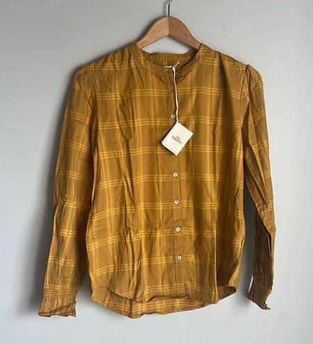 Harper NEW Faherty  TOP IN ASPEN GOLD PLAID