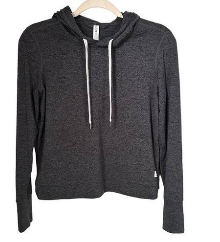 Vuori  Women’s Sz XS Halo Essential Pullover Hoodie VW226 Charcoal Gray Cropped