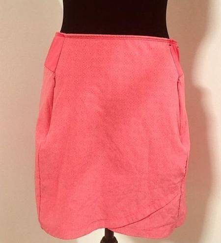 Callaway  Pink Breathable Perforated Fabric 16" Golf Skort Skirt Zip Pockets XS