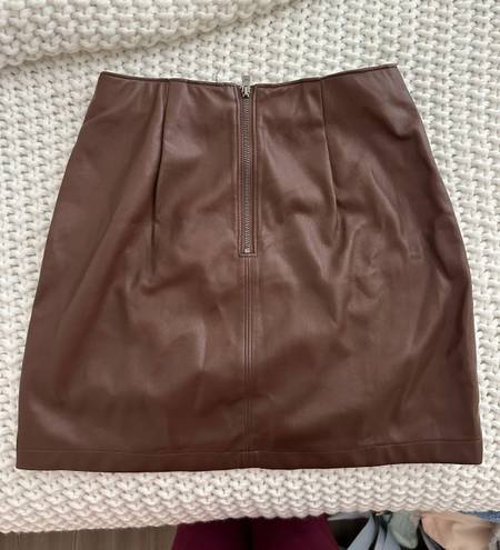 Hollister Faux Leather Skirt Size XS