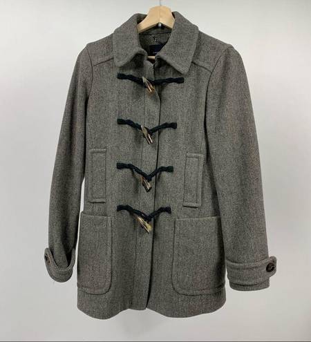 Banana Republic  Gray Wool Toggle Peacoat XS