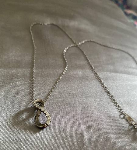 infinity Silver  Sign Necklace