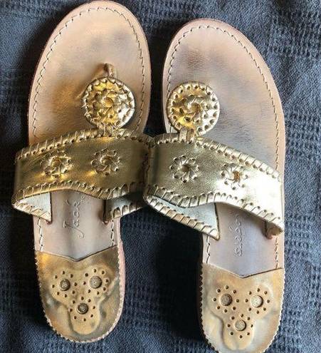 Jack Rogers Gold