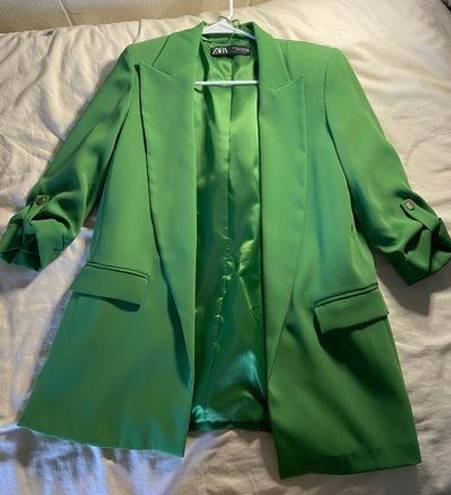 ZARA Green Blazer