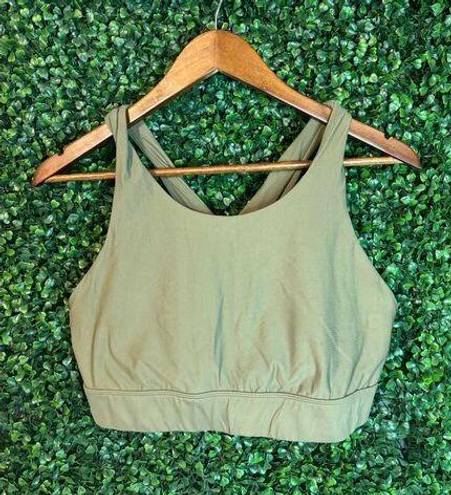 Fabletics Green  Sports Bra Size Large