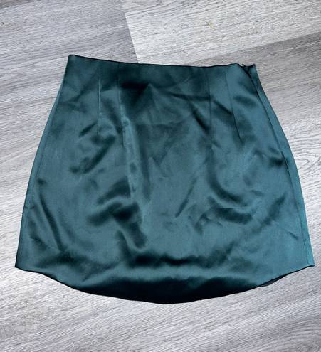 ZARA Satin Mini Skirt