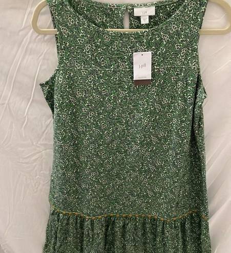 J.Jill : Green/white flowers Maxi Sundress- size Small (women’s size 6-8)