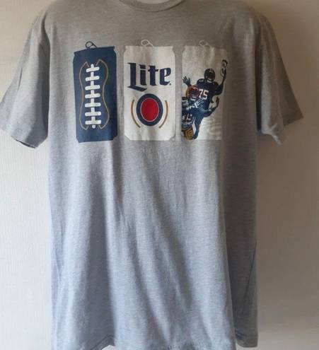 Miller Lite Tshirt Gray Size XL