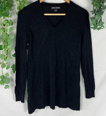 DKNY  Jeans Long Sleeve V Neck Sweater