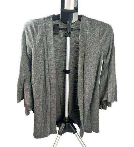 LC Lauren Conrad Lauren Conrad 3/4 Flare Sleeve Cardigan size XS gray