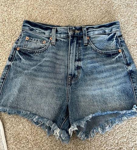 Pistola Distressed Jean Shorts